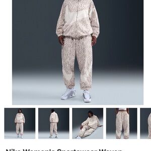 Nike oversized nylon jogger NWT